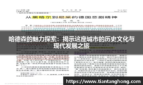 哈德森的魅力探索：揭示这座城市的历史文化与现代发展之旅